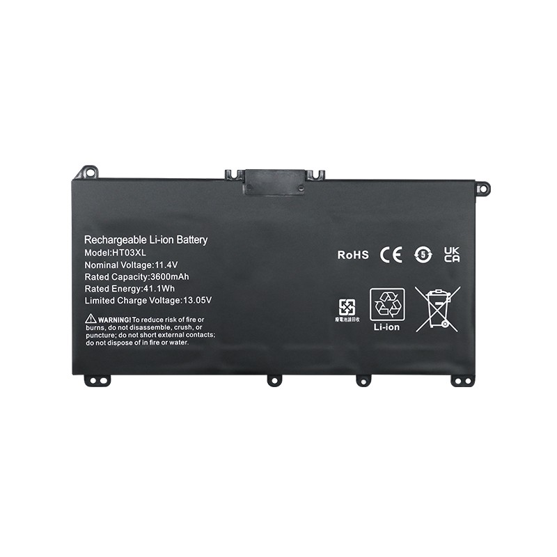 41.1Wh 11.4V Rechargeable Li-ion Battery (HT03XL) for HP Pavilion 15 / 17, HP 14, HP 250 G7, 340 G5 & 470 G7 Series - Replacement Laptop Battery
